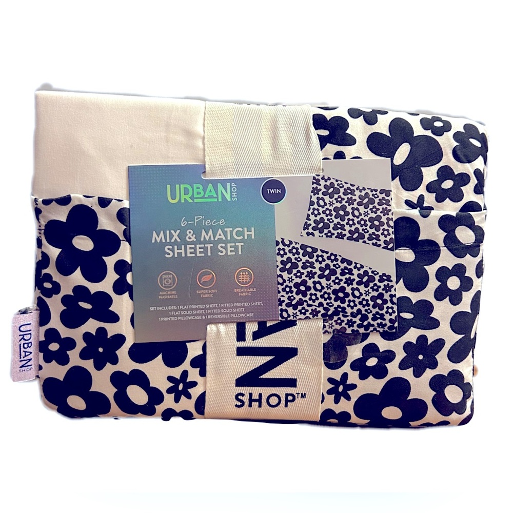 URBAN SHOP 6-piece Sheet Set